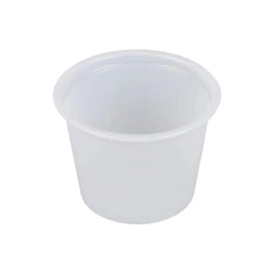 Vaso de plástico transparente para soufflé de 2 oz./vaso para porciones, 2500 unidades por caja 