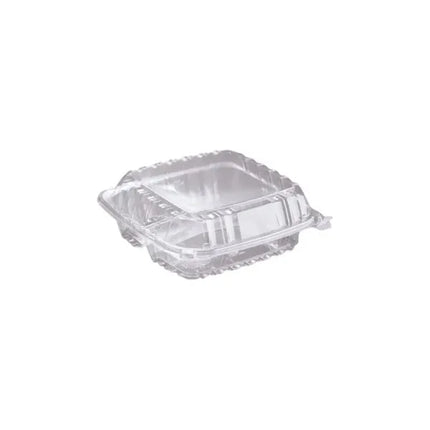 Dart C90PST3R Plastic Clear Hoagie Container - 3 Compartment – 250/Case