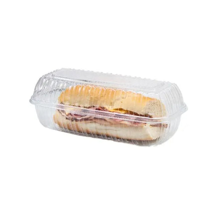 Dart C99HT1 Plastic Clear Hoagie Container – 200/Case