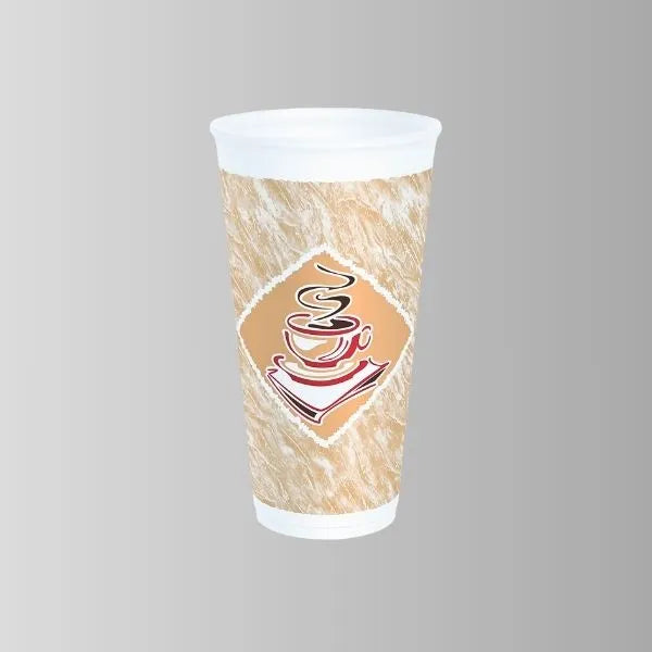 Dart 20X16 Cafe Cup Foam 20-Oz Stock Print – 500/Case