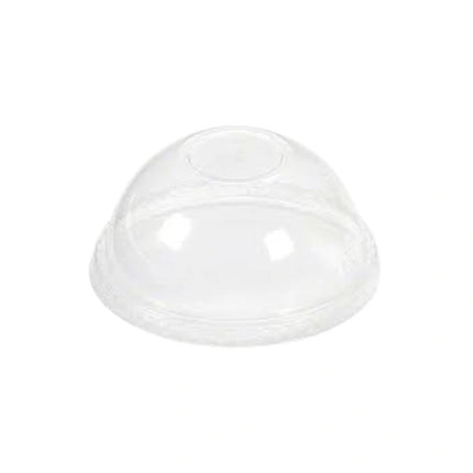 Fits 9 Oz & 12 Oz PET Cups – Clear Dome Lid with No Hole D92NH - 1000/Case