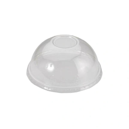 Fits 9 Oz & 12 Oz PET Cups – Clear Dome Lid with No Hole D92NH - 1000/Case