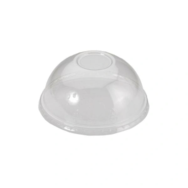 Fits 9 Oz & 12 Oz PET Cups – Clear Dome Lid with No Hole D92NH - 1000/Case