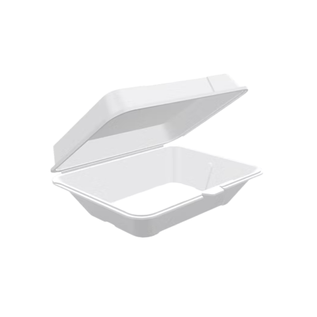 Foam Hinged Lid Container FP-205 9 1/4"x6 3/8"x2 7/8" - 1 Compartment - 200/Case