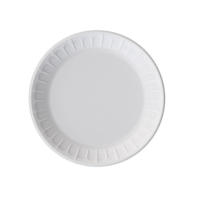 Foam Pack Plate FP190 9" - 1 Compartment - 500/Case