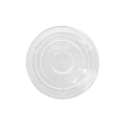 Fits 16/20/24 Oz PET Cups - Flat Lid Straw Slot F98Ss - 1000/Case