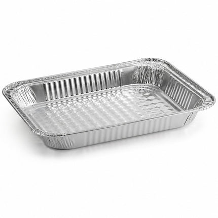 Full Size Medium Aluminum Steam Table Pan - 100/Case