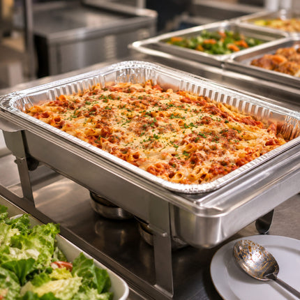 Full Size Medium Aluminum Steam Table Pan usage