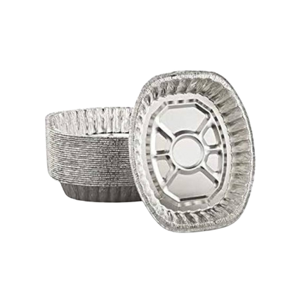 Large Foil Oval Roasting Pan 18" x 14" x 3" - 25/Case