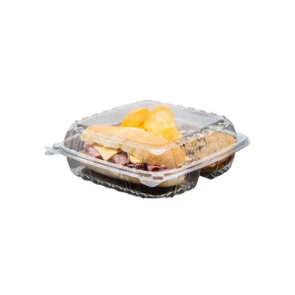 Plastic Clear Hinged Lid Container C95PST3 – 200/Case
