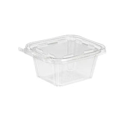 Contenedor de plástico en línea TS16 de 16 oz con tira desprendible y a prueba de manipulaciones<br> 240 / Caja 