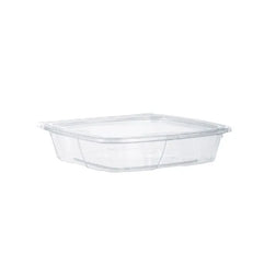 Contenedor de plástico en línea TS35 de 35 oz con tira desprendible y a prueba de manipulaciones<br> 150 / Caja 