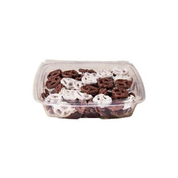Contenedor de plástico en línea TS35 de 35 oz con tira desprendible y a prueba de manipulaciones<br> 150 / Caja 