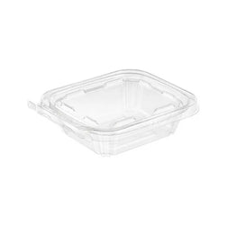 Contenedor de plástico en línea TS8 de 8 oz con tira desprendible y a prueba de manipulaciones<br> 240 / Caja 