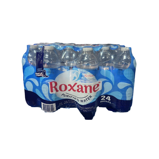Roxane Purified Water 16.9 oz Bottles (84 Cases, 24 Bottles Per Case)