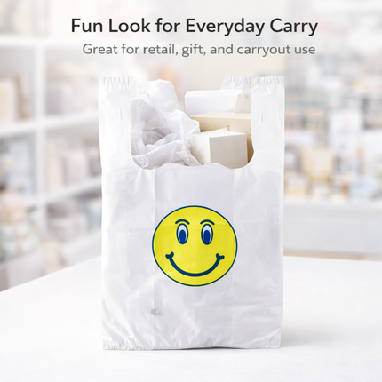T-Sack Happy Face 1/6 - 800/Case (Pallet pricing available)