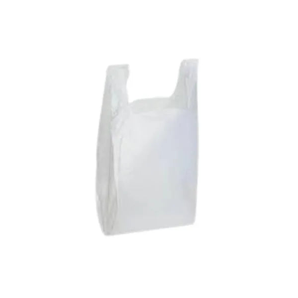 White T-Sack Extra Heavy Duty 12" x 7" x 23" - 400/Case
