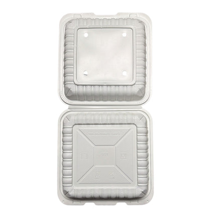 White Hinged Container 1 Compartment back