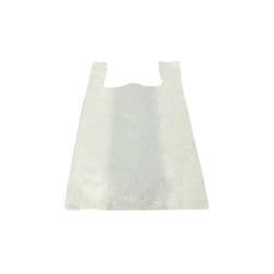 Bolsa de plástico resistente para camisetas de 1/6 (grande), tamaño 0,51 mil, con la leyenda 