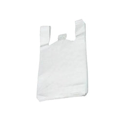 Bolsa de plástico para camisetas de tamaño mediano de 1/8 (0,51 mil) con la frase 