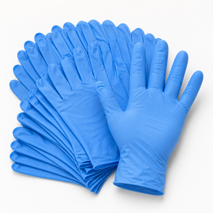 Small Blue Powder-Free Nitrile 4 Mill Thick Gloves - 1000/Case