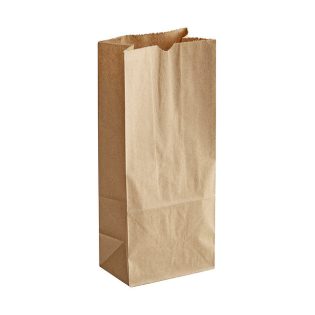 Brown Paper Bags 6 lb - 500/Pack