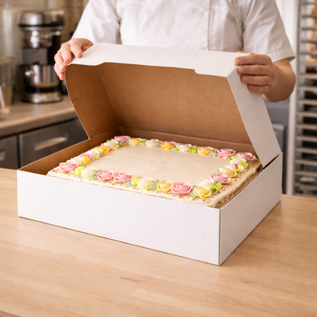 Cake Box 19 x 14 x 5 Inch - 50/Case