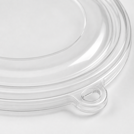 Rise Up Clear Plastic Lid for 32 oz Bagasse Bowl - 500/Case