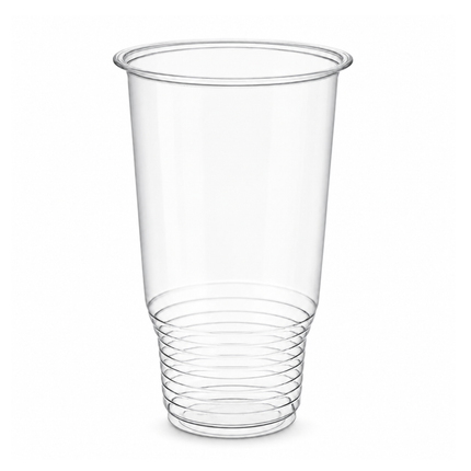 Rise Up 32 oz Clear PET Plastic Pedestal Cold Cup - 300/Case