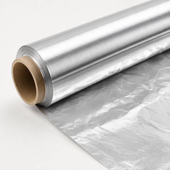 Heavy Duty Aluminum Foil Roll 12" x 650 ft Silver
