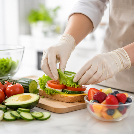 Large Powder-Free Latex Gloves - 1000/Case