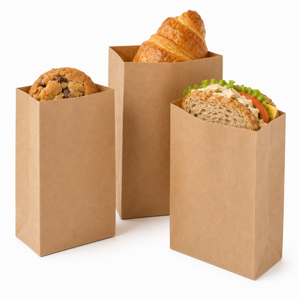 Brown Paper Bag #1 - Kraft Paper Lunch Bag