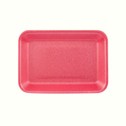 CKF 88072 #2 Durable Rose Foam Meat Tray – 8 1/4