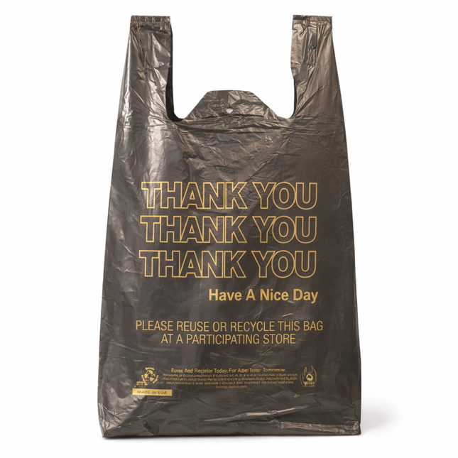 Black T-Sack Large 11.5" x 6.5" x 21" 0.51 Mill - 1000/Case