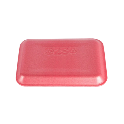 CKF 88062 (#2S) Rose Foam Meat Tray 8 1/4" x 5 3/4" x 1/2" - 500/Case
