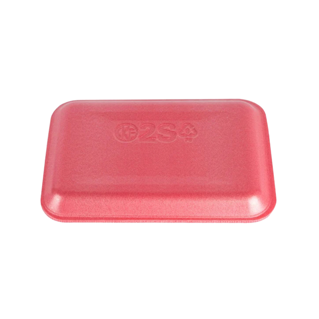 CKF 88062 (#2S) Rose Foam Meat Tray 8 1/4" x 5 3/4" x 1/2" - 500/Case