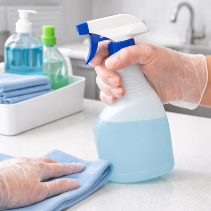 XL Powder-Free Clear Vinyl 4.5 Mill Thick Gloves - 1000/Case