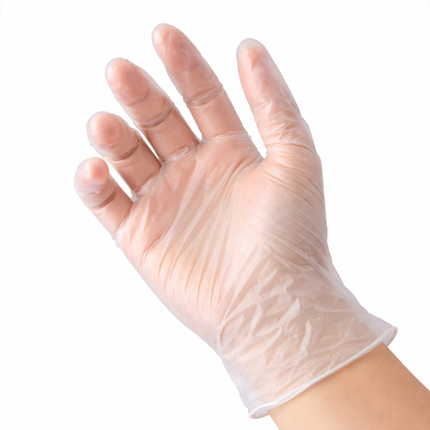 XL Powder-Free Clear Vinyl 4.5 Mill Thick Gloves - 1000/Case