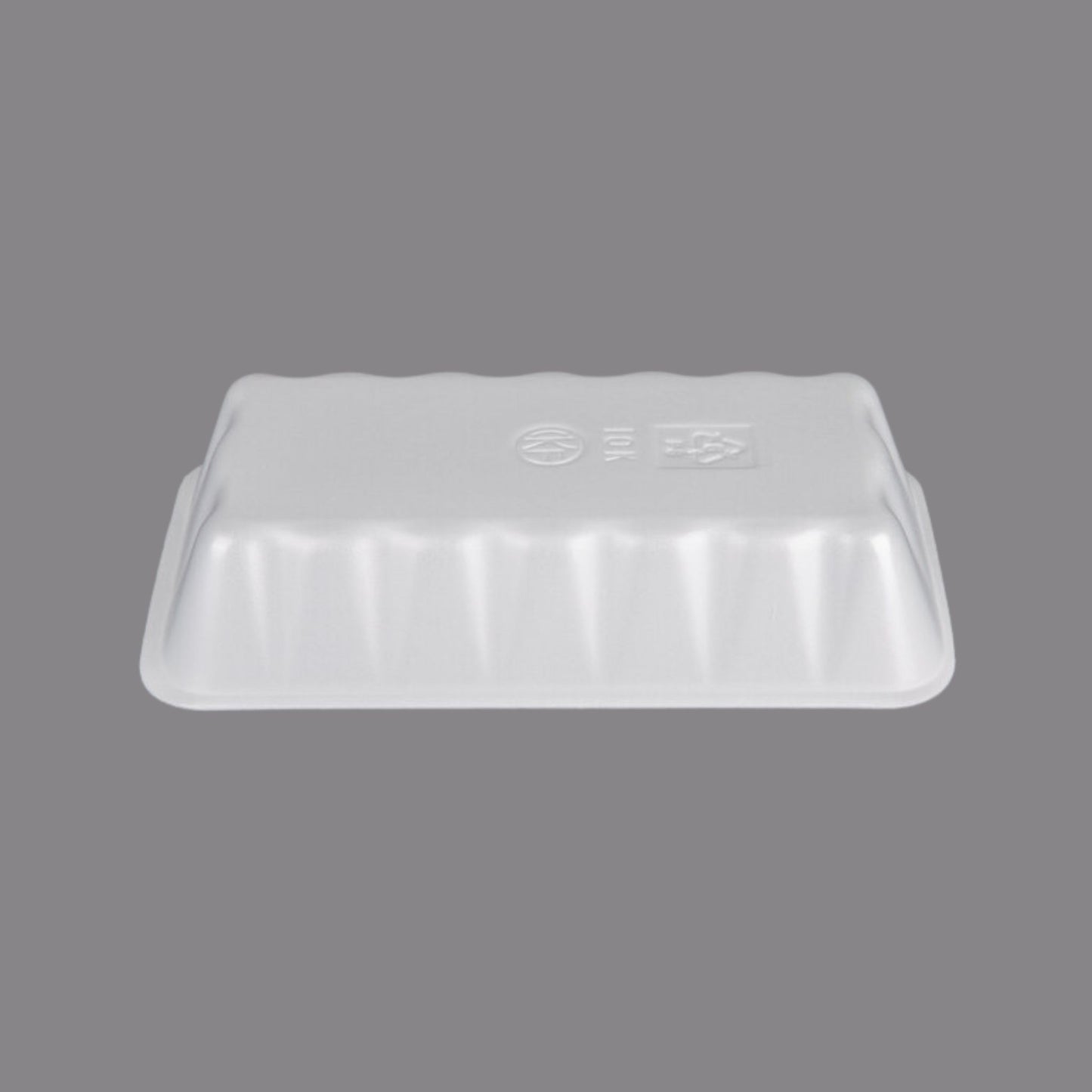 CKF 88141 #10K Durable White Foam Meat Tray – 10 3/8" x 5 5/8" x 2" (250/Case)