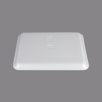 CKF 88112 #12S Durable White Foam Meat Tray – 11" x 9" x 1/2" (250/Case)