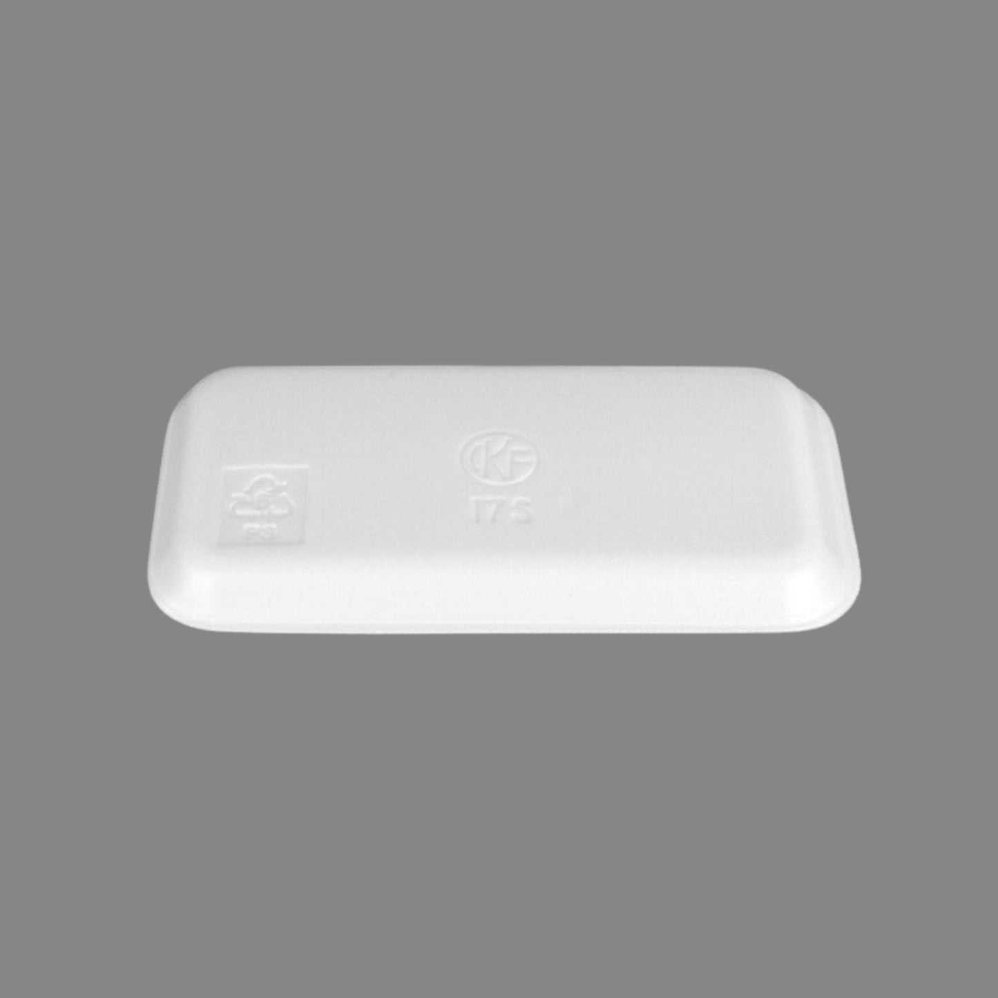 CKF 88117 #17S Durable White Foam Meat Tray – 8 1/4" x 4 1/2" x 1/2" (1000/Case)