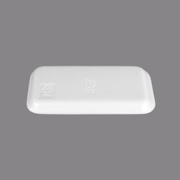 CKF 88117 #17S Durable White Foam Meat Tray – 8 1/4" x 4 1/2" x 1/2" (1000/Case)