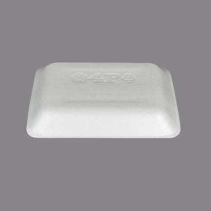 CKF 88176 #4PR Durable White Foam Meat Tray – 9 1/4" x 7 1/4" x 1 1/4" (500/Case)