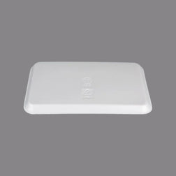 CKF 88116 #16S Durable White Foam Meat Tray – 11 3/4" x 7 1/2" x 5/8" (250/Case)