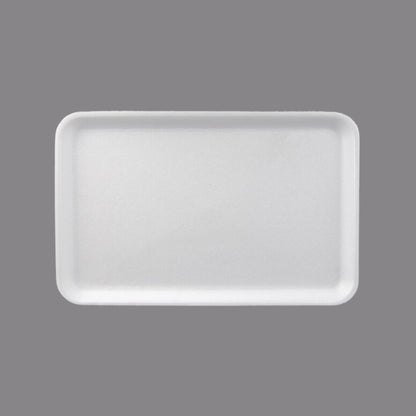 CKF 88116 #16S Durable White Foam Meat Tray – 11 3/4" x 7 1/2" x 5/8" (250/Case)