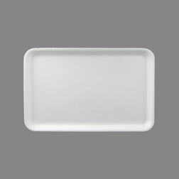 CKF 88116 #16S Durable White Foam Meat Tray – 11 3/4