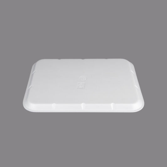 CKF 88140 White Foam Meat Tray 16" x 12" x 5/8" - 100/Case