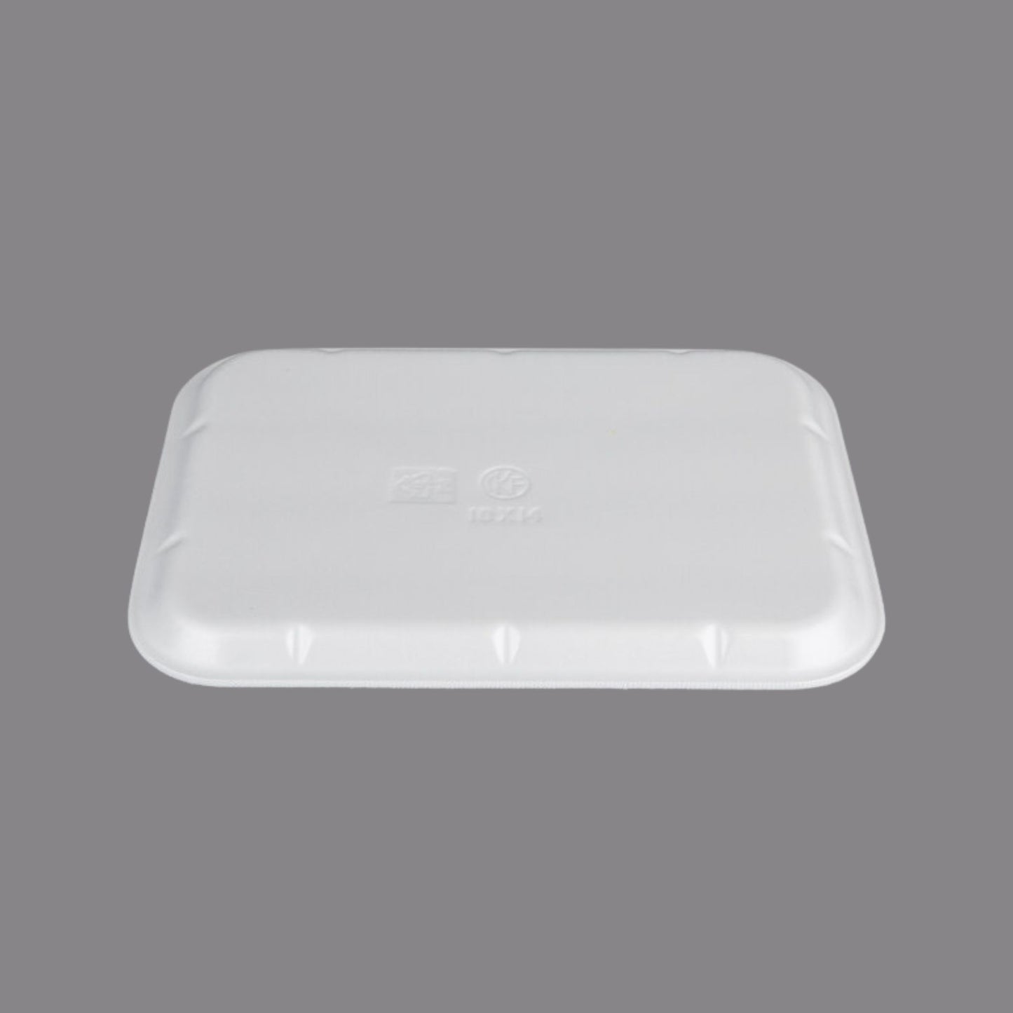 CKF 88142 #10X14 Durable White Foam Meat Tray – 14" x 10" x 3/4" (100/Case)