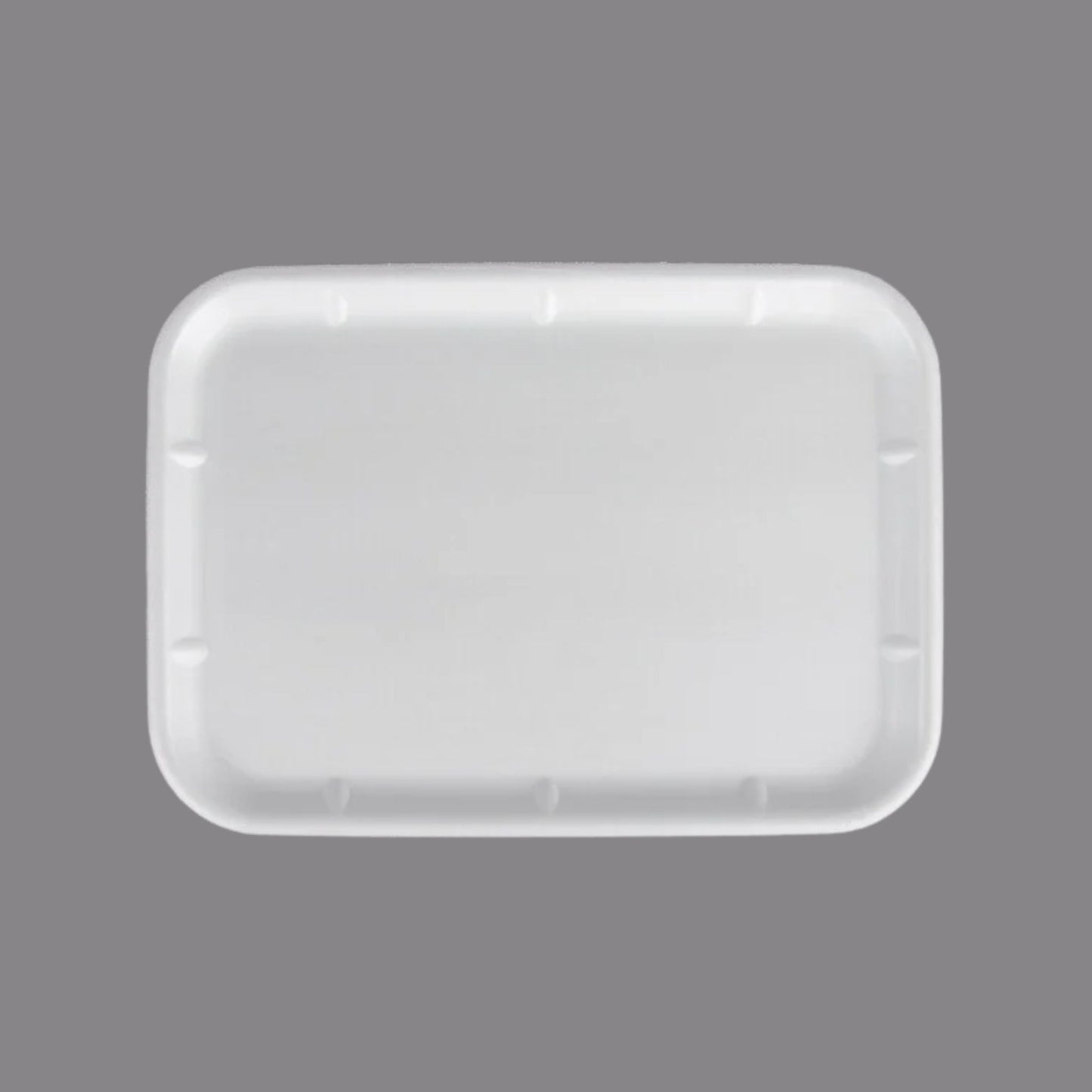 CKF 88142 #10X14 Durable White Foam Meat Tray – 14" x 10" x 3/4" (100/Case)