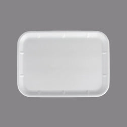 CKF 88142 #10X14 Durable White Foam Meat Tray – 14